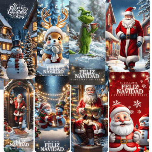 🎅 Funda Navideña Para Puerta – ¡Edición Limitada con 20% OFF!